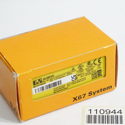 B&R X67SI8103 Rev.H0 8 sichere digitale Eingänge / Neu OVP - Maranos.de