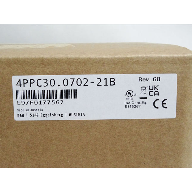 B&R Power Panel C30 7,0" 4PPC30.0702-21B Rev.G0 / Neu OVP - Maranos.de