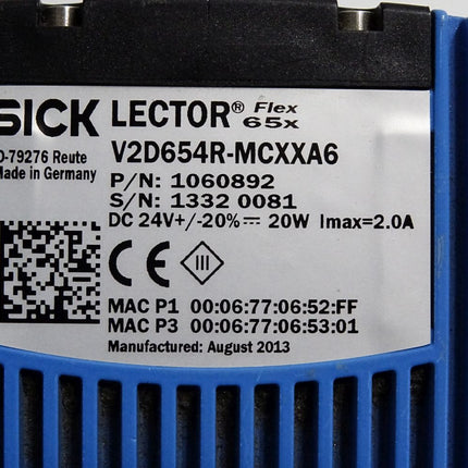 Sick 1060892 V2D654R-MCXXA6 Kamerabasierte Codeleser - Maranos.de