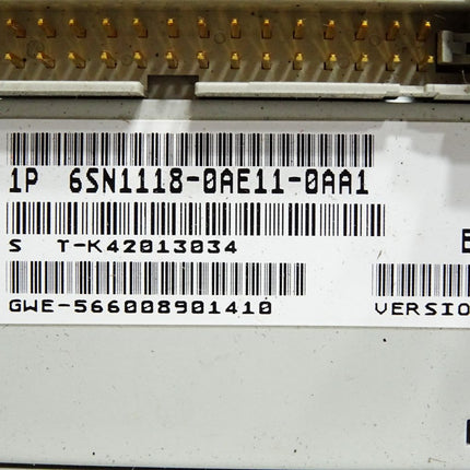 Siemens Simodrive 611-A Regelungseinschub 6SN1118-0AE11-0AA1 Version B 2 Achsen