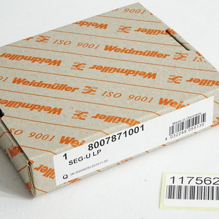 Weidmüller 8007871001 SEG-U LP / Neu OVP