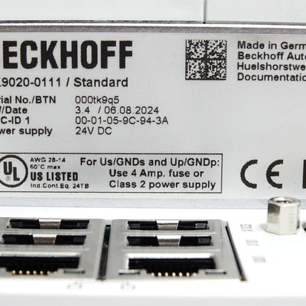 Beckhoff CPU-Modul Windows Embedded Compact 7 TwinCAT-2-PLC-Runtime CX9020-0111