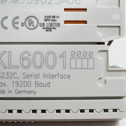 Beckhoff serielle Schnittstelle KL6001 0000