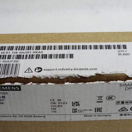 Siemens Simatic DP/PA 6ES7158-0AD01-0XA0 6ES7 158-0AD01-0XA0 / Neu OVP - Maranos.de