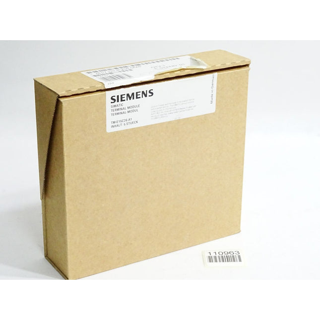 Siemens TM-E15C26 6ES7193-4CA50-0AA0 6ES7 193-4CA50-0AA0 Inhalt:5 Stück Neu OVP - Maranos.de