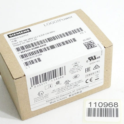 Siemens LOGO! Power 6EP3331-6SB00-0AY0 6EP3 331-6SB00-0AY0 / Neu OVP versiegelt - Maranos.de