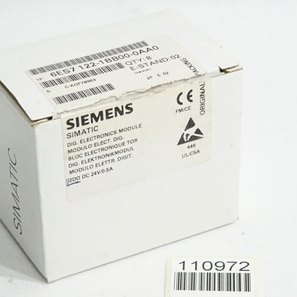 Siemens 6ES7122-1BB00-0AA0 6ES7 122-1BB00-0AA0 / Inhalt:3 Stück Neu OVP - Maranos.de