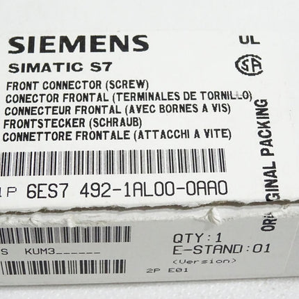 Siemens Frontstecker 6ES7492-1AL00-0AA0 6ES7 492-1AL00-0AA0 Neu OVP - Maranos.de