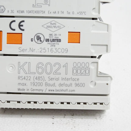 Beckhoff serielle Schnittstelle KL6021 0020