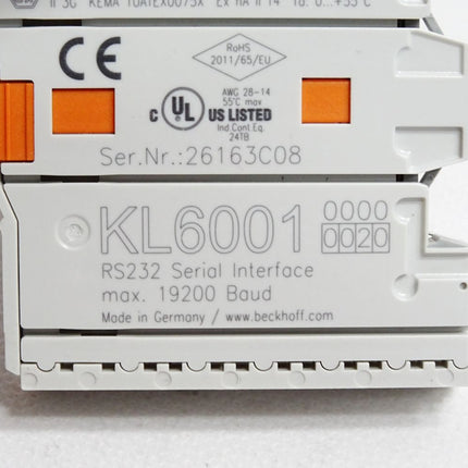 Beckhoff serielle Schnittstelle KL6001 0020