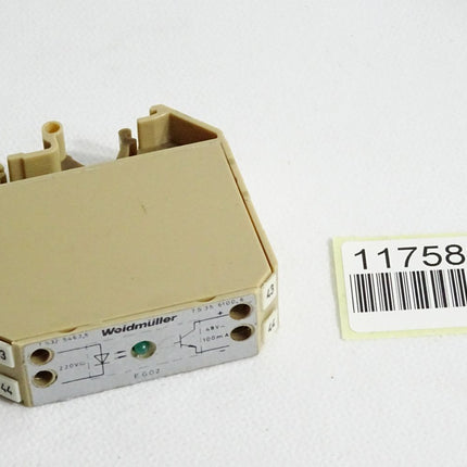 Weidmüller EGO2 TS32 5463.6 TS35 6100.6 54636 Optokopplerrelais