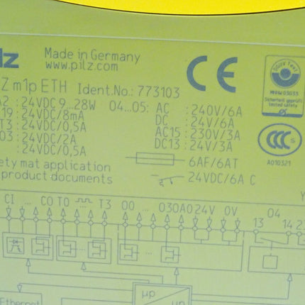 Pilz PNOZmulti Classic Basisgerät PNOZ m1p ETH 773103
