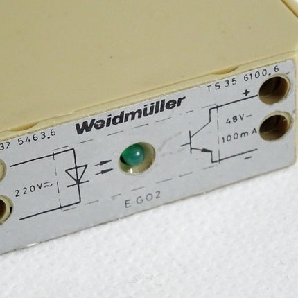 Weidmüller EGO2 TS32 5463.6 TS35 6100.6 54636 Optokopplerrelais