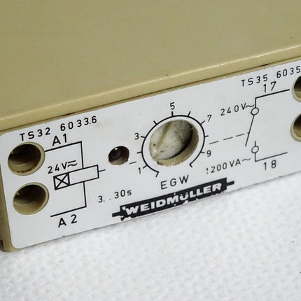 Weidmüller EGW TS32 6033.6 TS35 6035.6 Zeitrelais