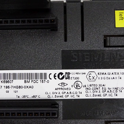 Siemens Busmodul Set BM links/rechts FDC 157-0 6ES7195-7HG80-0XA0 6ES7 195