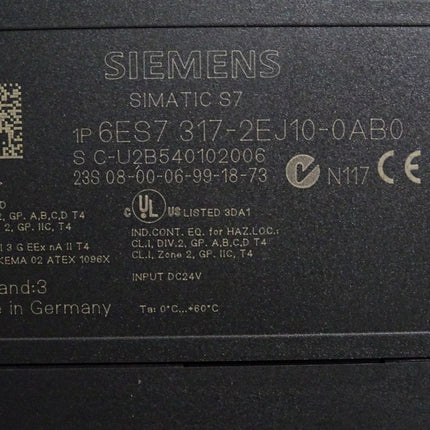 Siemens 6ES7317-2EJ10-0AB0 6ES7 317-2EJ10-0AB0 - Maranos.de