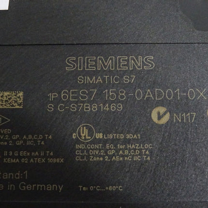 Siemens DP/DP-Koppler 6ES7158-0AD01-0XA0 6ES7 158-0AD01-0XA0 - Maranos.de