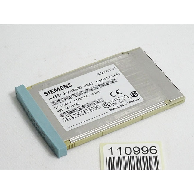 Siemens Memory Card 1MB 6ES7952-1KK00-0AA0 6ES7 952-1KK00-0AA0 - Maranos.de