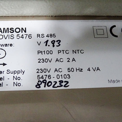 Samson Heizungsregler TROVIS 5476 RS485 mit Schaltschrank