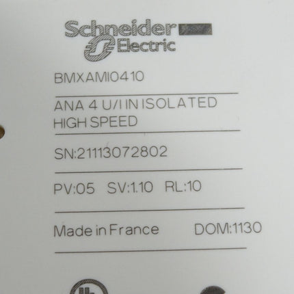Schneider Electric BMXAMIO410 high level analog input module - Maranos.de