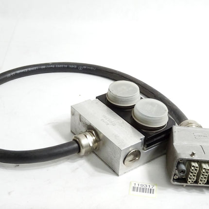 Stäubli Docking Kabel mit Gehäuse und Hartingstecker 1m K81556859 - Maranos.de