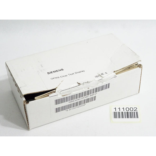 Siemens Bedienfeld OPM 2 6SE3290-0XX87-8BF0 / Neu OVP - Maranos.de