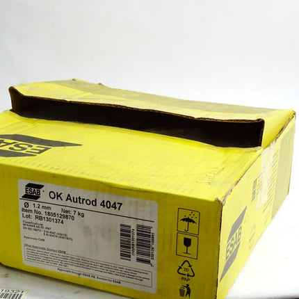 ESAB Drahtelektrode MIG-Schweißdraht OK Autrod 4047 1805129870 1.2mm / Neu OVP - Maranos.de
