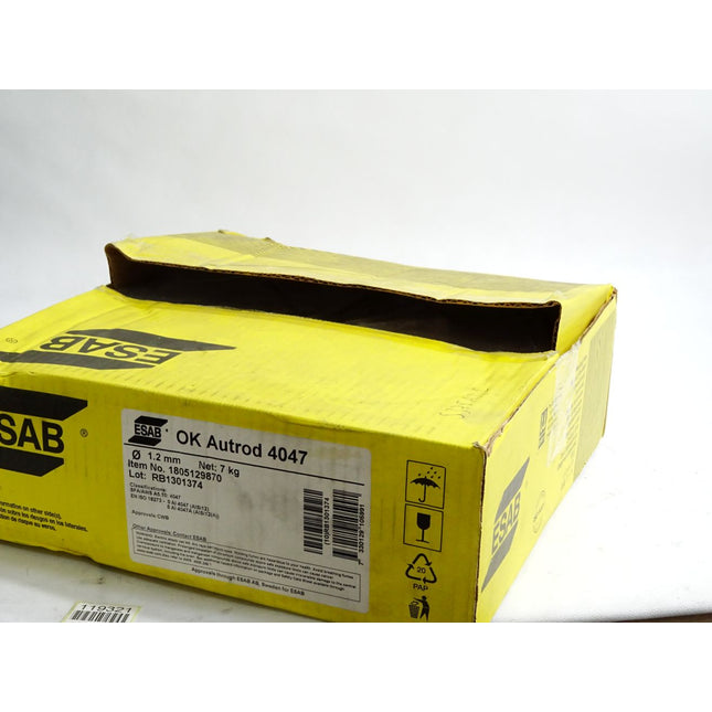 ESAB Drahtelektrode MIG-Schweißdraht OK Autrod 4047 1805129870 1.2mm / Neu OVP - Maranos.de