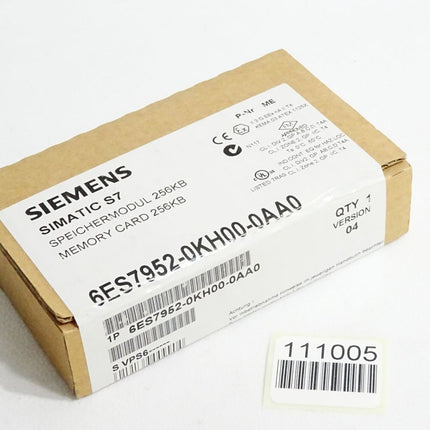 Siemens Speichermodul 6ES7952-0KH00-0AA0 6ES7 952-0KH00-0AA0 Neu OVP versiegelt - Maranos.de