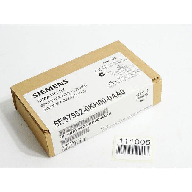 Siemens Speichermodul 6ES7952-0KH00-0AA0 6ES7 952-0KH00-0AA0 Neu OVP versiegelt - Maranos.de