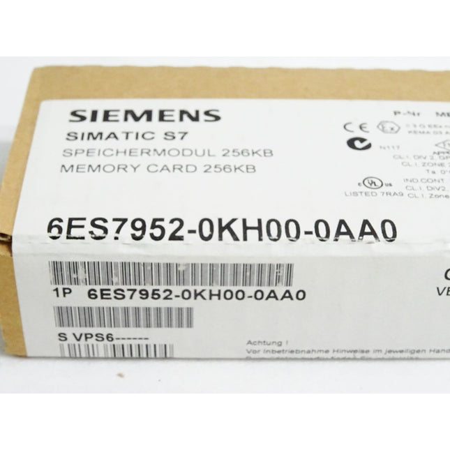 Siemens Speichermodul 6ES7952-0KH00-0AA0 6ES7 952-0KH00-0AA0 Neu OVP versiegelt - Maranos.de