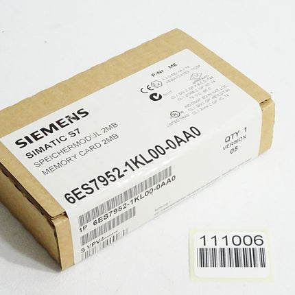 Siemens Speichermodul 6ES7952-1KL00-0AA0 6ES7 952-1KL00-0AA0 Neu OVP versiegelt - Maranos.de