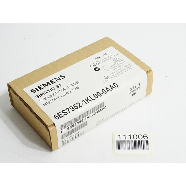 Siemens Speichermodul 6ES7952-1KL00-0AA0 6ES7 952-1KL00-0AA0 Neu OVP versiegelt - Maranos.de