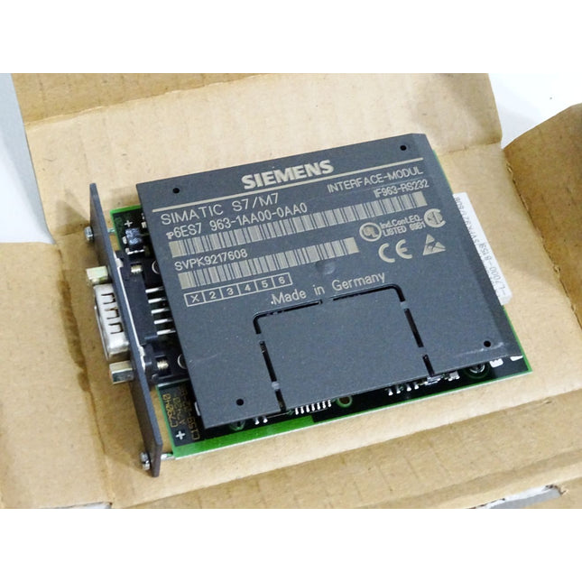 Siemens InterfaceModule 6ES7963-1AA00-0AA0 6ES7963-1AA00-0AA0 Neu OVP - Maranos.de