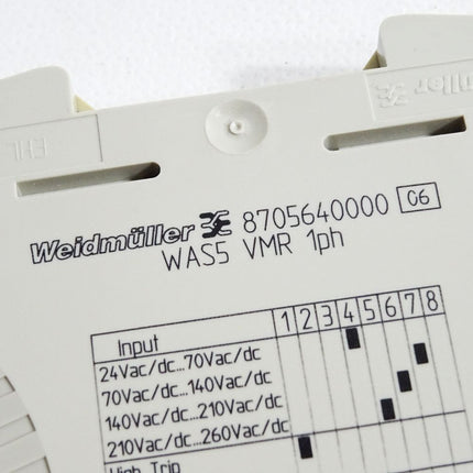 Weidmüller 8705640000 WAS5 VMR 1ph Signaltrennverstärker / Neuwertig