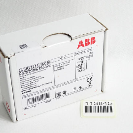ABB 2CSR272140R3164 DS202CMC16A300 FI/LS-Schalter  / Neu OVP - Maranos.de