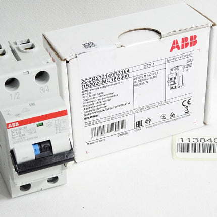 ABB 2CSR272140R3164 DS202CMC16A300 FI/LS-Schalter  / Neu OVP - Maranos.de