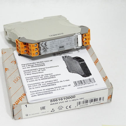 Weidmüller Signalwandler DC/DC WAS5 VVC HF +-10V/ +-10V 8561610000 / Neu OVP