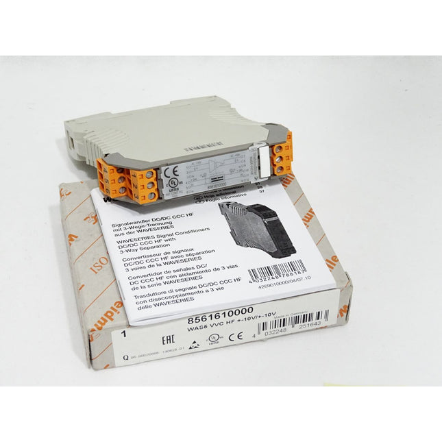 Weidmüller Signalwandler DC/DC WAS5 VVC HF +-10V/ +-10V 8561610000 / Neu OVP