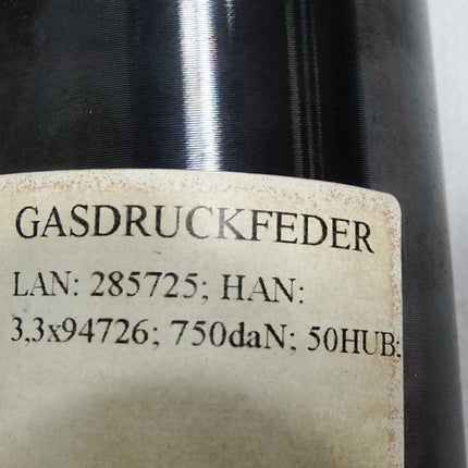 Sankyo Gasdruckfeder SGF750/080-M16040321 3.3x94726 750daN 50HUB - Maranos.de