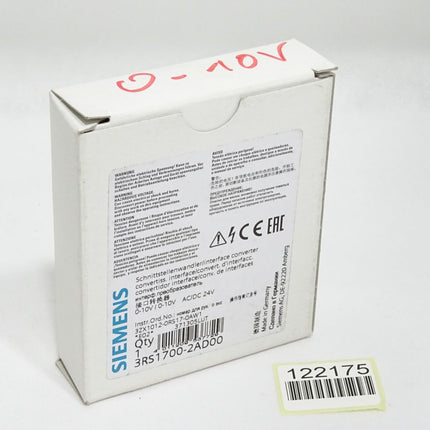 Siemens Schnittstellenwandler 3RS1700-2AD00 / Neu OVP