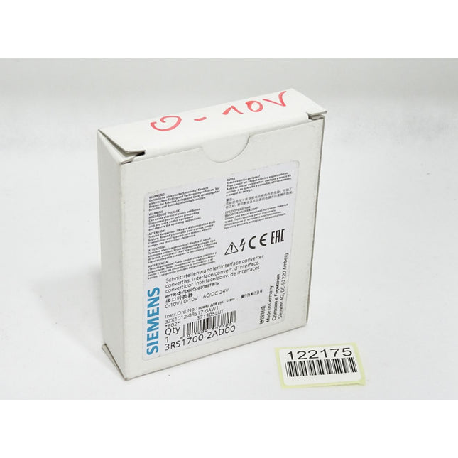 Siemens Schnittstellenwandler 3RS1700-2AD00 / Neu OVP