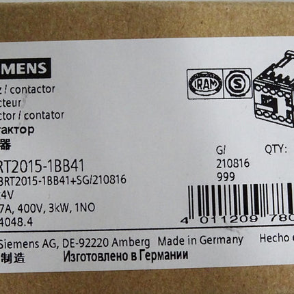 Siemens Schütz 3RT2015-1BB41 / Neu OVP - Maranos.de