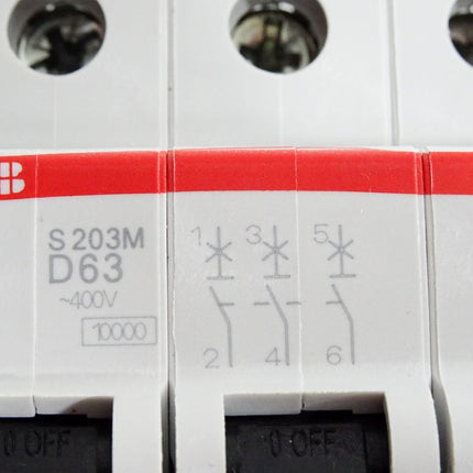 ABB S203M D63 2CDS273001R0631 Leitungsschutzschalter - Maranos.de