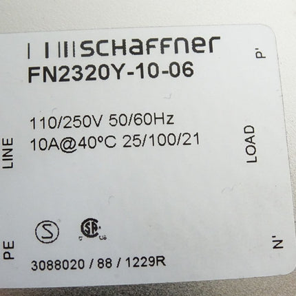 Schaffner Power Line Filter FN2320Y-10-06 - Maranos.de