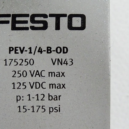Festo 175250 Druckschalter PEV-1/4-B-OD - Maranos.de