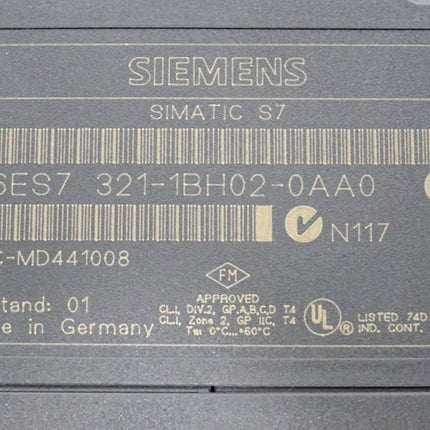 Siemens Digitaleingabebaugruppe SM321 6ES7321-1BH02-0AA0 6ES7 321-1BH02-0AA0