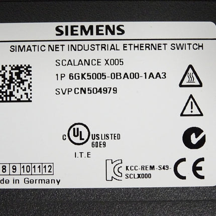 Siemens Ethernet Switch Scalance X005 6GK5005-0BA00-1AA3 / Neuwertig
