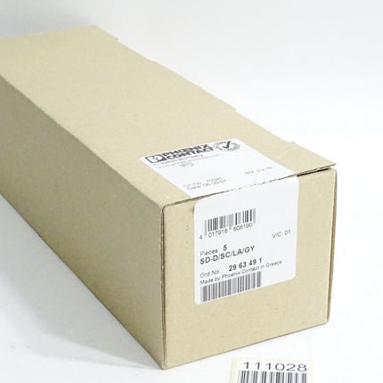 Phoenix Contact 2963491 SD-D/SC/LA/GY Steckdose / Inhalt:5 Stück / Neu OVP - Maranos.de
