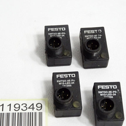 Festo Näherungsschalter SMTSO-8E-PS-M12-LED-24 191986 Inhalt:4 Stück / Unbenutzt - Maranos.de